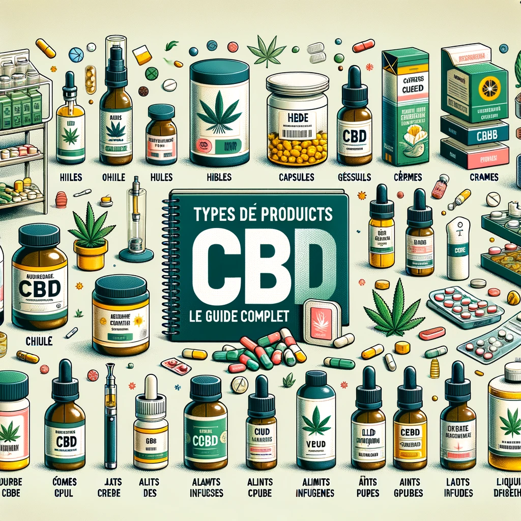 Types de Produits CBD, le Guide Complet