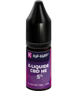 E-Liquide CBD HE 5% sans THC