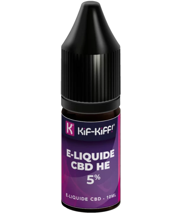 E-Liquide CBD HE 5% sans THC